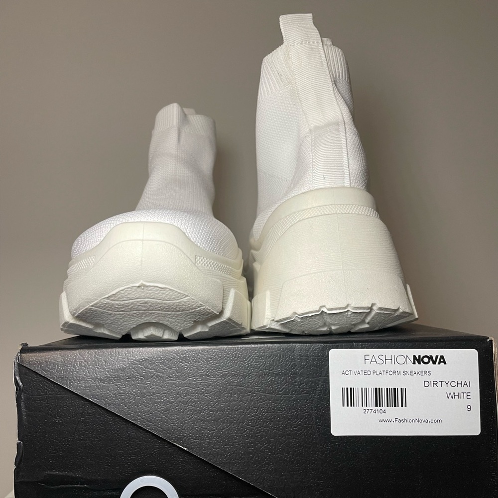 White canvas shoes